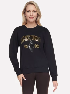 Obrázek produktu Skechers Ženy Signature Diamond Crew Top v Černá, Velikost Malý