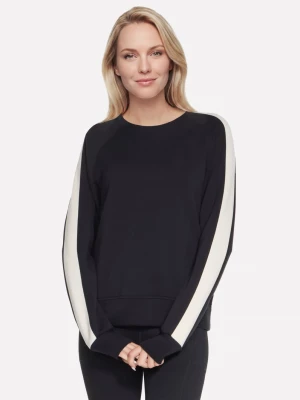 Obrázek produktu Skechers Ženy Skechluxe Elevate Blocked Crewneck Top v Černá, Velikost Malý