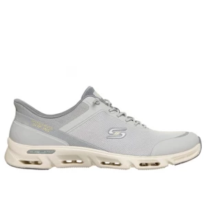 Obrázek produktu Skechers Ženy Slip-ins: Glide-Step Gratify - Everyday Bliss Shoes v Světle Šedá, Vegan, Pratelné v pračce