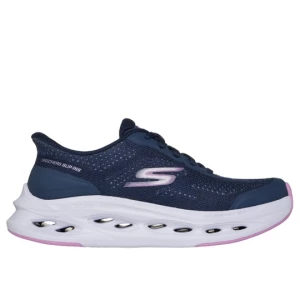 Obrázek produktu Skechers Ženy Slip-ins: Max Cushioning Glide-Step - Hartford Shoes v Tmave Modrá / Fialová, Vegan, Pratelné v pračce