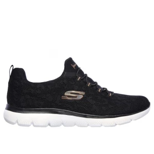 Obrázek produktu Skechers Ženy Summits - Leopard Spot Shoes v Černá / Růžové Zlato
