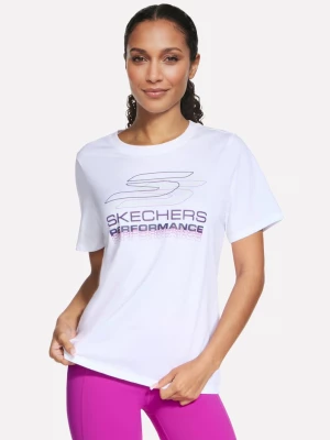 Obrázek produktu Skechers Ženy Velocity tričko v Bílý / Levandule / Růžový