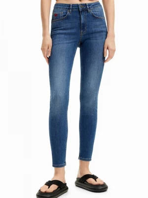 Obrázek produktu Skinny džíny Desigual modrý denim