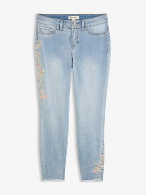 Obrázek produktu Skinny džíny Mid Waist, zkrácené BonPrix