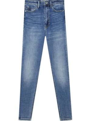 Obrázek produktu Skinny džíny Stradivarius tmavě modrá
