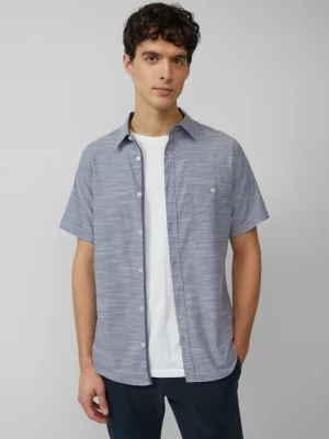 Obrázek produktu Slim Fit: košile s krátkým rukávem z bavlněného streče se strukturou žíhané příze s.Oliver modrá