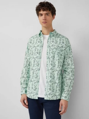 Obrázek produktu Slim fit střih: košile s dlouhými rukávy, celoplošným potiskem a límcem Kent s.Oliver