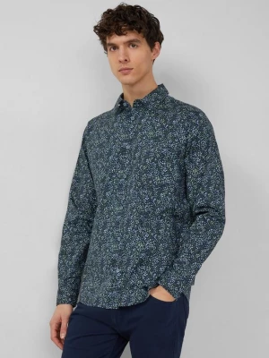 Obrázek produktu Slim fit střih: košile s dlouhými rukávy, celoplošným potiskem a límcem Kent s.Oliver