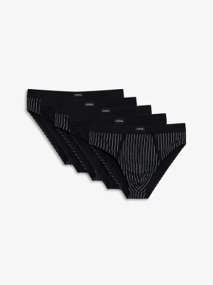 Obrázek produktu Slipy maxi z bawełną (zestaw 5 szt.) BonPrix czarny