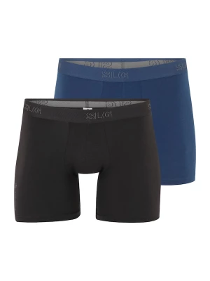 Obrázek produktu SLOGGI Boxerky modrá / šedá / černá