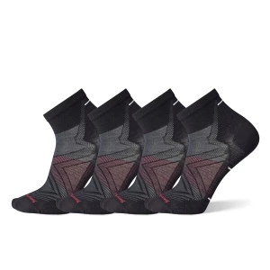 Obrázek produktu SMARTWOOL Sportovní ponožky 'Run Zero' tmavě šedá / červená / černá