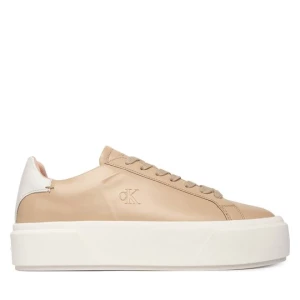 Obrázek produktu Sneakersy Calvin Klein Flatform Lace Up Lth YW0YW01928 Béžová