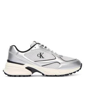 Obrázek produktu Sneakersy Calvin Klein Hike Runner Laceup Mesh Mix Met YM0YM01402 Stříbrná