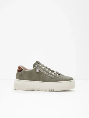 Obrázek produktu Sneakersy marki Rieker na platformie BonPrix zielony