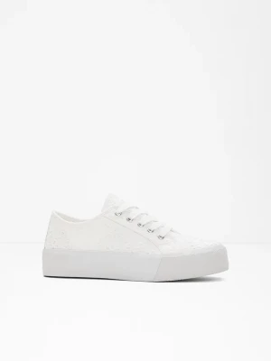 Obrázek produktu Sneakersy na podeszwie platformie BonPrix biały