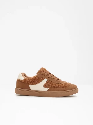 Obrázek produktu Sneakersy ocieplane w stylu retro BonPrix brązowy