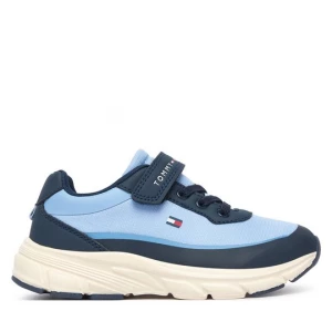 Obrázek produktu Sneakersy Tommy Hilfiger Low Cut Lace-Up / Velcro Sneaker T1X9-35260-1844 S Modrá