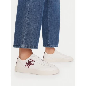 Obrázek produktu Sneakersy Tommy Hilfiger Th Icon Court Script Premium FW0FW09604 Krémová