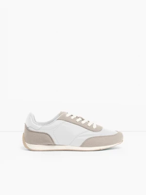 Obrázek produktu Sneakersy w stylu retro BonPrix biały