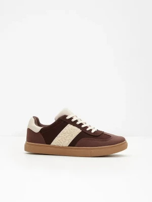Obrázek produktu Sneakersy w stylu retro BonPrix brązowy