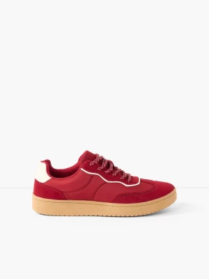 Obrázek produktu Sneakersy w stylu retro BonPrix czerwony