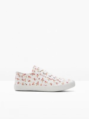 Obrázek produktu Sneakersy z bawełnianego płótna BonPrix biały
