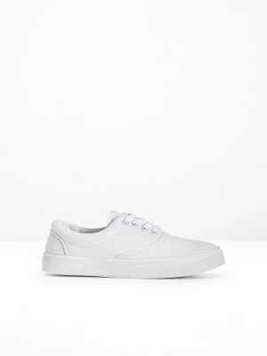 Obrázek produktu Sneakersy z bawełnianego płótna BonPrix biały