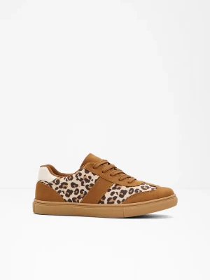 Obrázek produktu Sneakersy ze wzorem w panterkę BonPrix brązowy