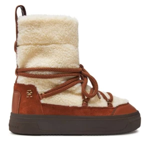 Obrázek produktu Sněhule Tommy Hilfiger Lace-Up Faux Shearling Snowboot FW0FW08252 Béžová