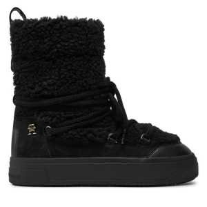 Obrázek produktu Sněhule Tommy Hilfiger Lace-Up Faux Shearling Snowboot FW0FW08252 Černá