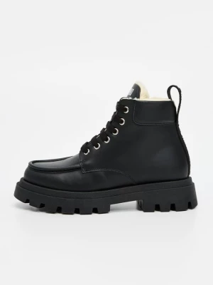 Obrázek produktu Šněrovací kotníkové boty MOSCHINO černá