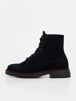 Obrázek produktu Šněrovací kotníkové boty Tommy Hilfiger tmavě modrá