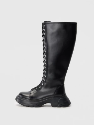 Obrázek produktu Šněrovací vysoké boty Even&Odd Wide Fit By Zalando černá