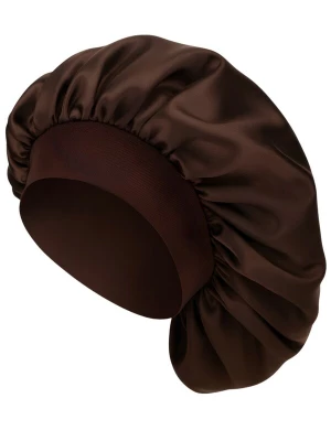 Obrázek produktu soho Hair accesoires Šperky do vlasů 'Juma Satin Hair Bonnet – Night Sleeping Cap for Frizz Protection (Brown)' hnědá