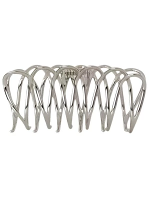 Obrázek produktu soho Hair accesoires Šperky do vlasů 'Olive Metal Hair Claw - Silver' stříbrná
