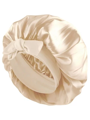 Obrázek produktu soho Hair accesoires Šperky do vlasů 'Satin Hair Bonnet – Sleep Cap for Frizz Prevention (Champagne)' béžová