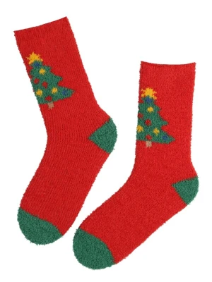 Obrázek produktu Sokisahtel Ponožky 'BUDAPEST warm Christmas socks' červená