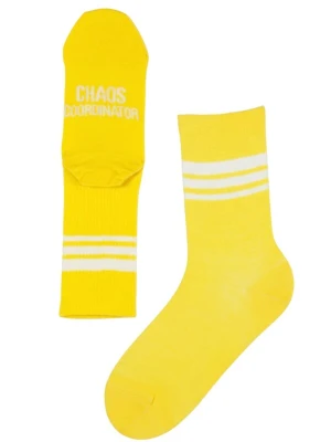 Obrázek produktu Sokisahtel Ponožky 'CHAOS COORDINATOR merino wool socks' žlutá