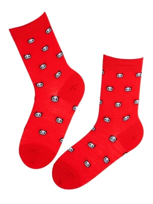 Obrázek produktu Sokisahtel Ponožky 'PANDA merino wool socks' červená