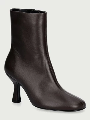 Obrázek produktu Souliers Martinez kotníkové boty dámské kožené TALIN hnědá