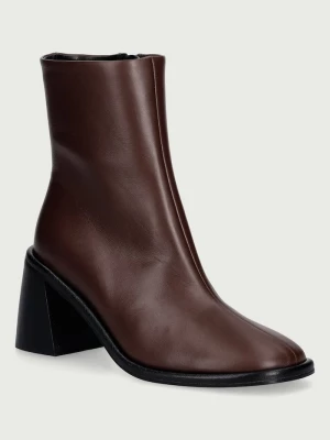 Obrázek produktu Souliers Martinez kotníkové boty dámské kožené TERUEL hnědá