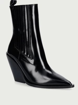 Obrázek produktu Souliers Martinez kotníkové boty dámské kožené VEGAS černá
