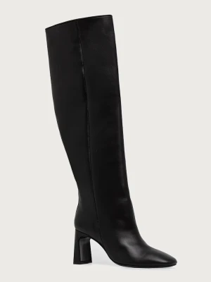 Obrázek produktu Souliers Martinez kozačky nad kolena dámské kožené ROBERTA černá