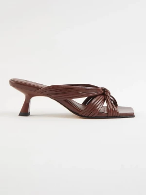 Obrázek produktu Souliers Martinez Kožené pantofle Souliers Martinez AMANDA hnědá