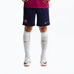 Obrázek produktu Spodenki piłkarskie męskie Nike FC Barcelona Dri-Fit ADV Strike Elite blackened blue / noble red / mineral yellow