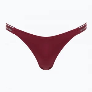 Obrázek produktu Spodní díl plavek Calvin Klein KW0KW02732 Curved Delta Bikini plum glaze vínová