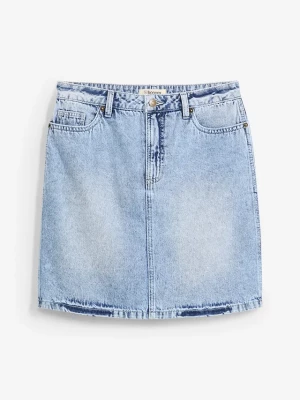 Obrázek produktu Spódnica dżinsowa mid waist, low stretch BonPrix niebieski