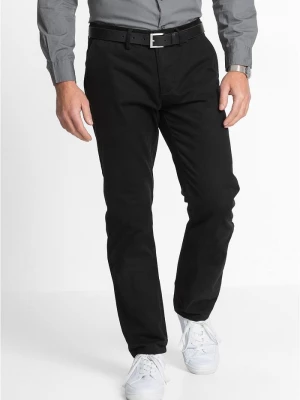 Obrázek produktu Spodnie chino Regular Fit Straight, z czystej bawełny BonPrix czarny