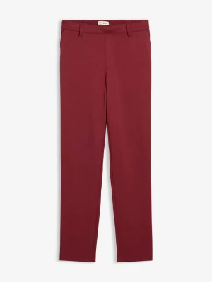 Obrázek produktu Spodnie chino z mieszanki wiskozy BonPrix czerwony