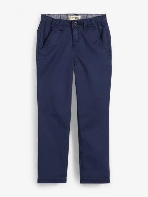 Obrázek produktu Spodnie chinosy slim fit z regulowaną talią, straight BonPrix niebieski